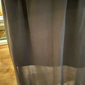 Golden Hawk blaxk silk skirt